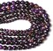 Natural Purple Tiger Eye Beads Round Loose Stone Beads Energy Gemstone Healing Power for Jewelry Making 1 Strand 6mm 60pcs